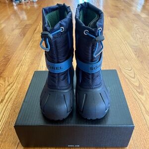 Sorel Children's Flurry, Insulated, Navy/Atmosphere, Size 12